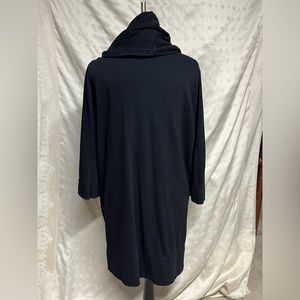 Bryan Walker black wrap coat size L